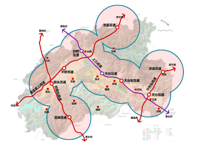 在衢州的江山市與江西段相接,自東向西經舟山市普陀區,寧波市北侖區