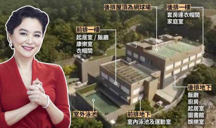 林青霞失火豪宅已在搭棚修复,屋内一片焦黑,疑将防弹玻璃拆卸_腾讯