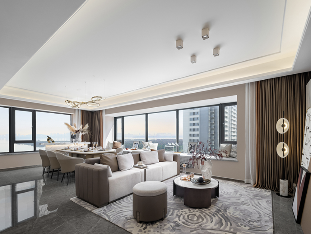 好住|35m05大横厅270°环幕飘窗 阳光湖景同享_腾讯新闻