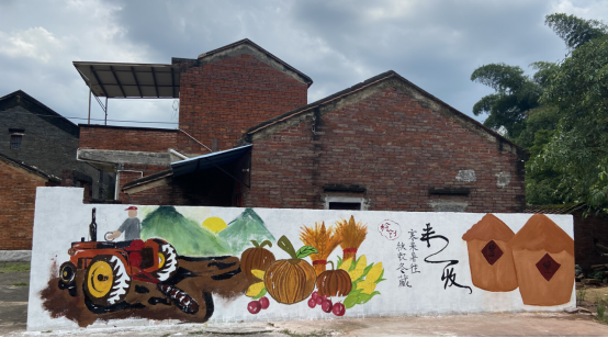 佛山高明崇步村精美墙绘为乡村振兴添彩