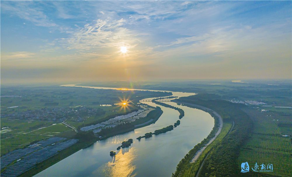 图说泗洪淮河弯弯景如画图说泗洪淮河弯弯景如画