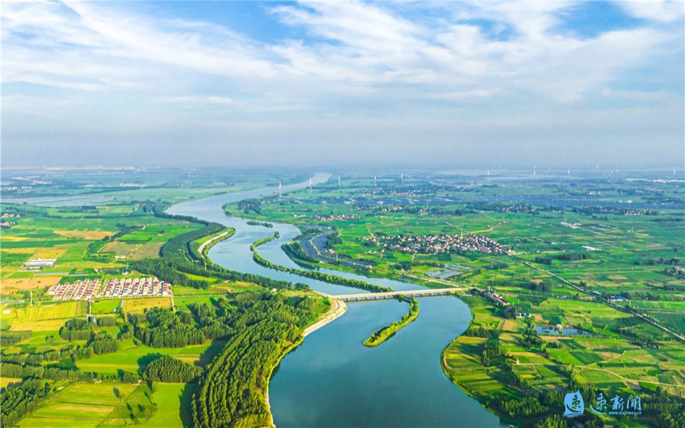 泗洪:淮河弯弯景如画_腾讯新闻