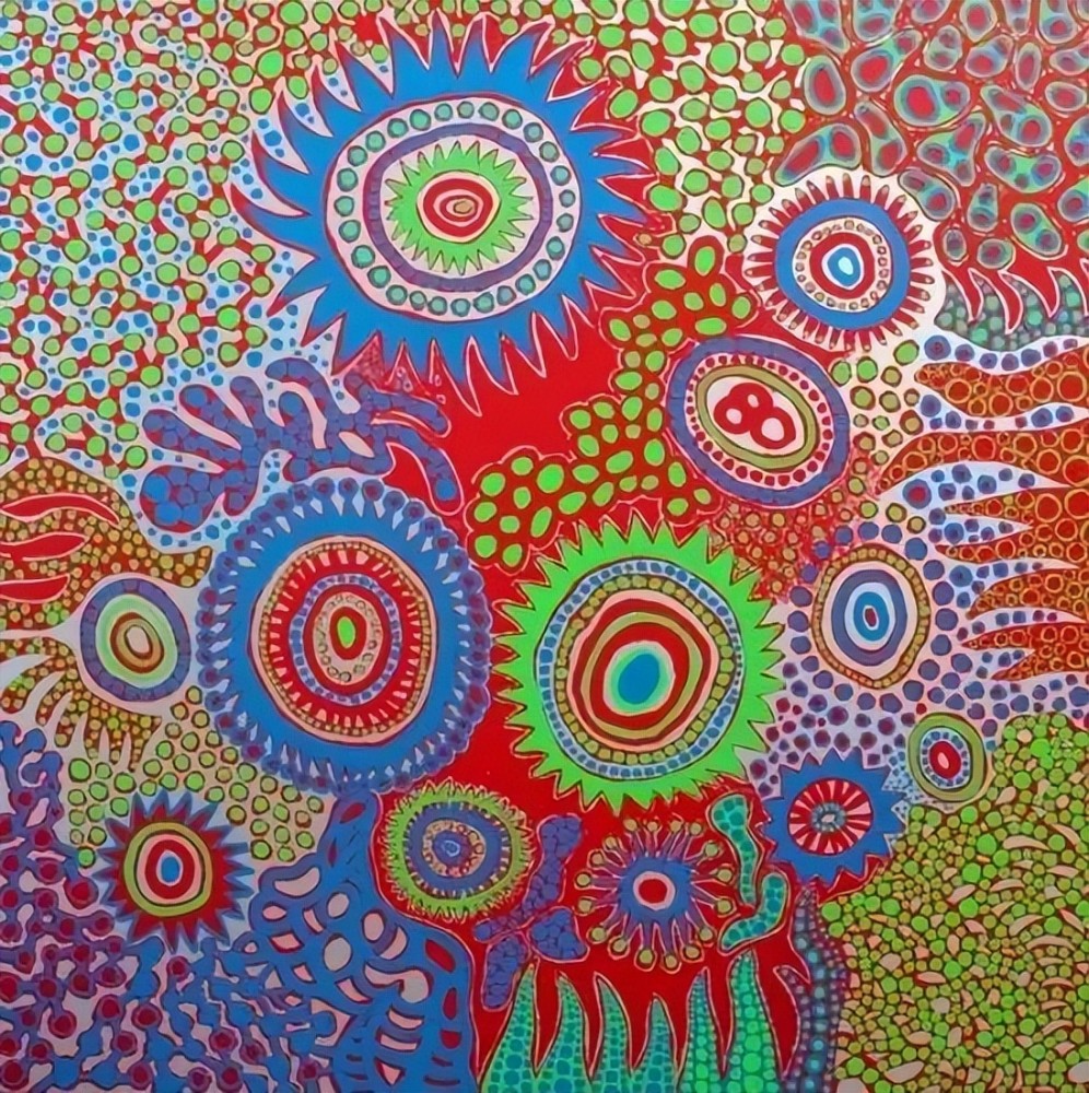 草间弥生:10岁患精神病,住院48年,却靠"画点"年赚7亿_腾讯新闻