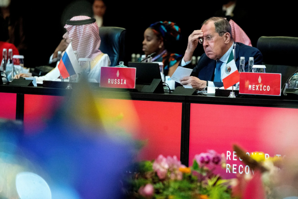 G20外长会后，日外相称要让G20中立国制裁俄，俄：终于露出真面目