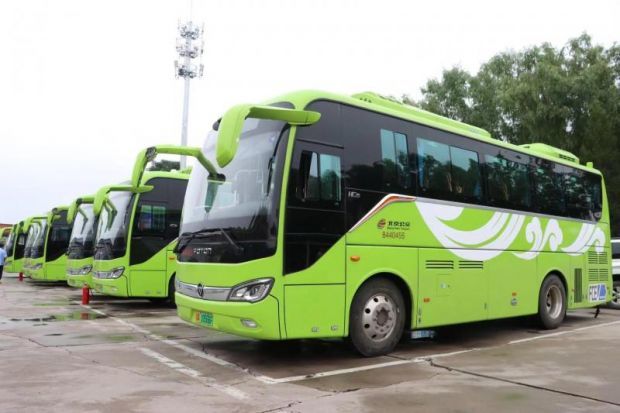 55辆氢燃料公交车在延庆区上岗