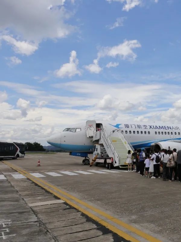 廈門航空首飛西雙版納機場未來一週進出港客座率達到100