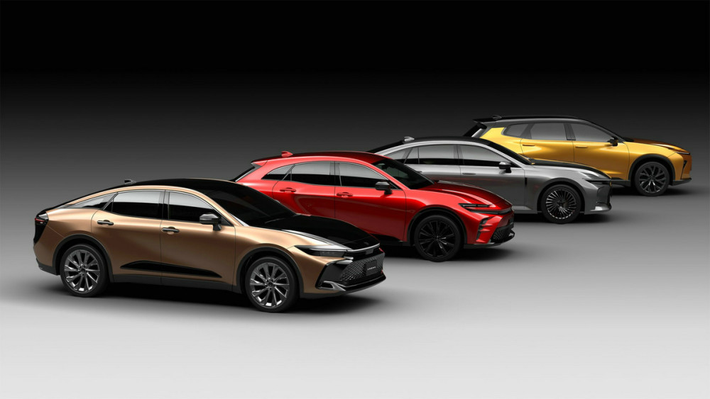 四种车身样式，第十六代全新丰田皇冠全球首发：全系混动
