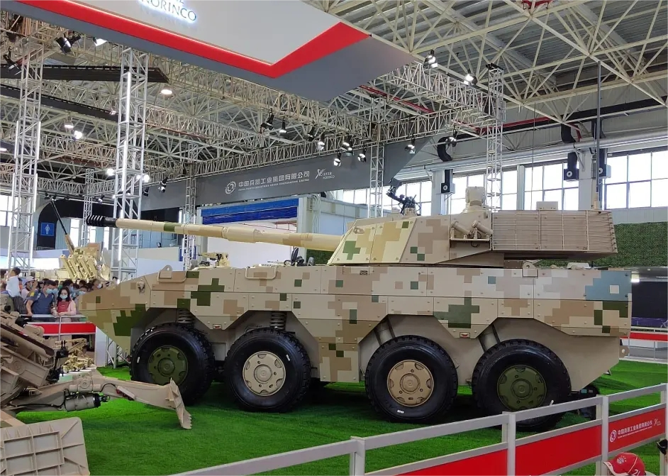 中国st3型轮式突击炮,兼顾突击与支援的作战利器