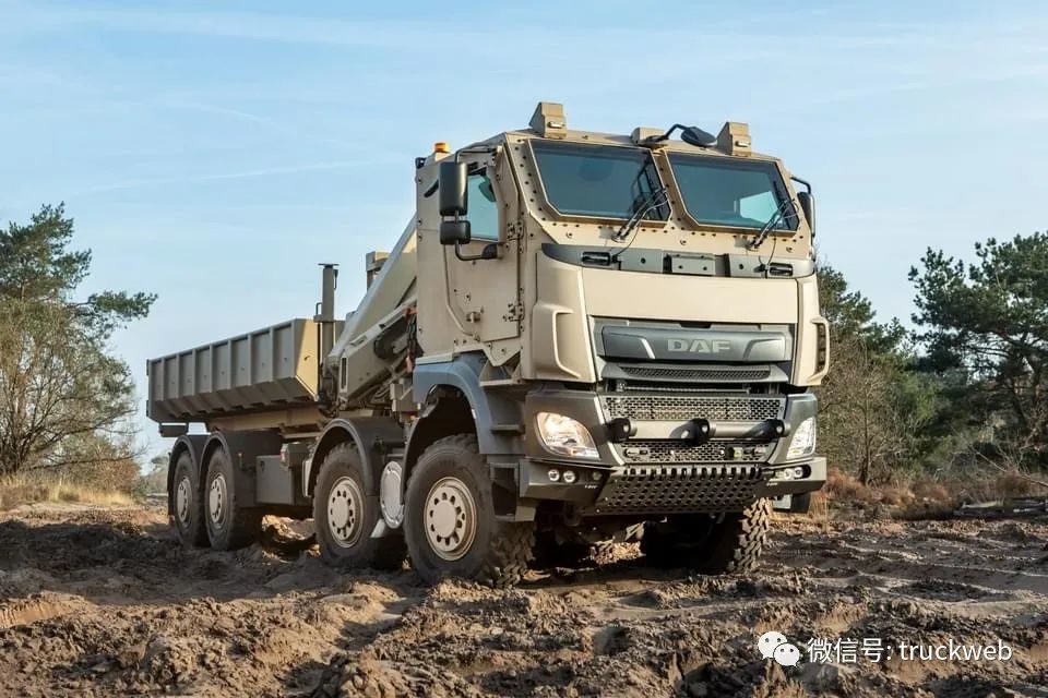 太脫拉8x8底盤的daf cf軍車將亮相比利時國慶節閱兵式_騰訊新聞