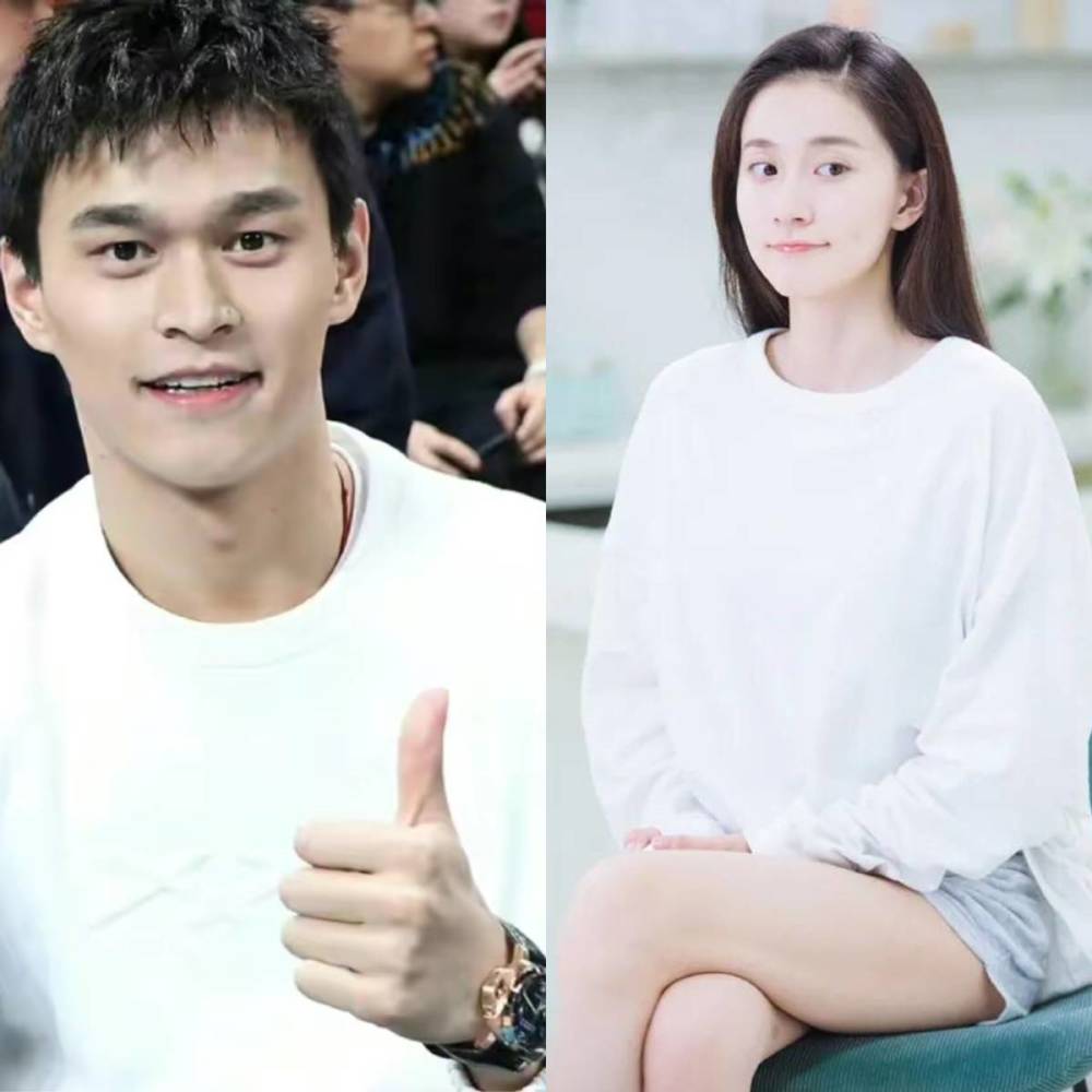 孙杨25岁女友真漂亮!穿粉色衬衫裙清纯又甜美,不愧是"体操女神"插图