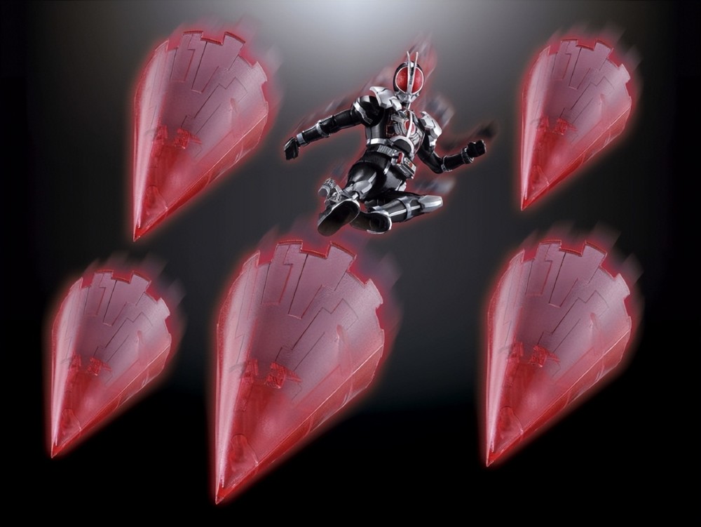 假面骑士555与凯撒食玩装动第1弹 酷炫深红电钻 变成老实人的巧爷