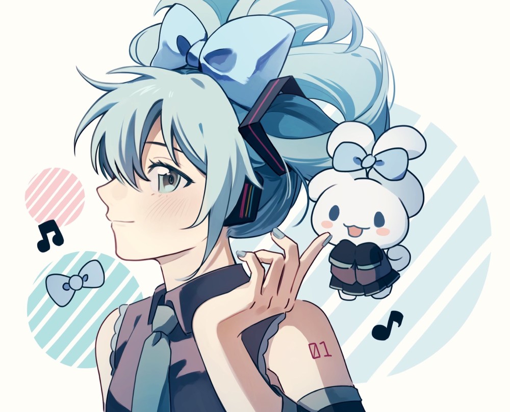 初音未来的奇葩新发型引热议 葱娘变成蒜头娘 上洗手间方便了不少