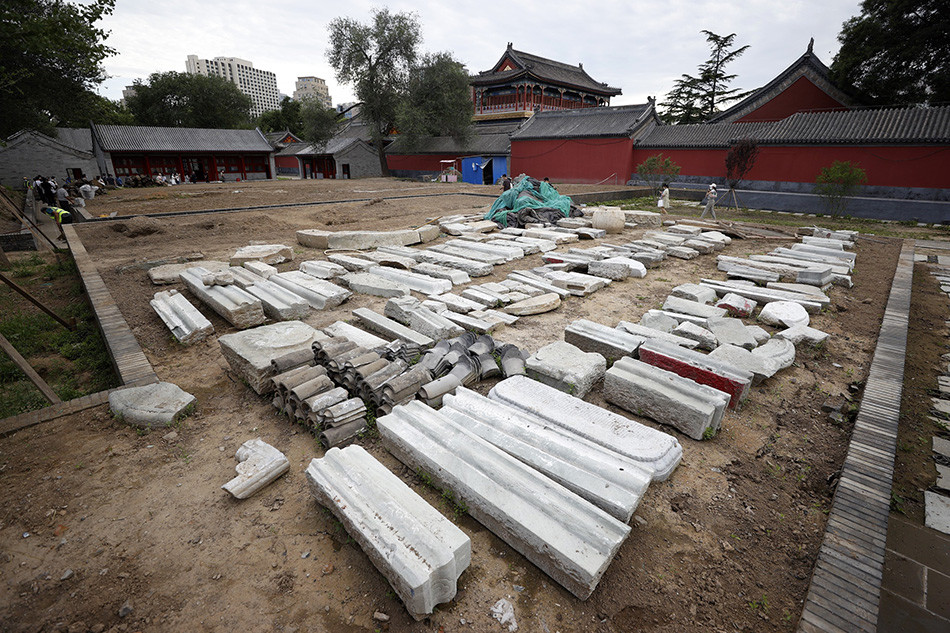 北京萬壽寺八成古建築得到修繕京西小故宮10月重見