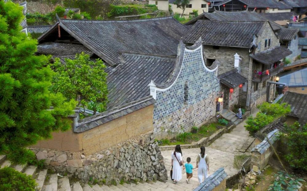 镇南岩村一角中国历史文化名村溪柄镇楼下村福安市甘棠镇北门茶场一角