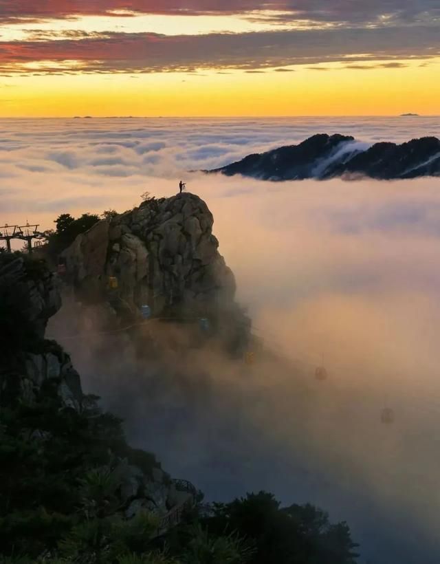 齐鲁大地云海奇观美如画