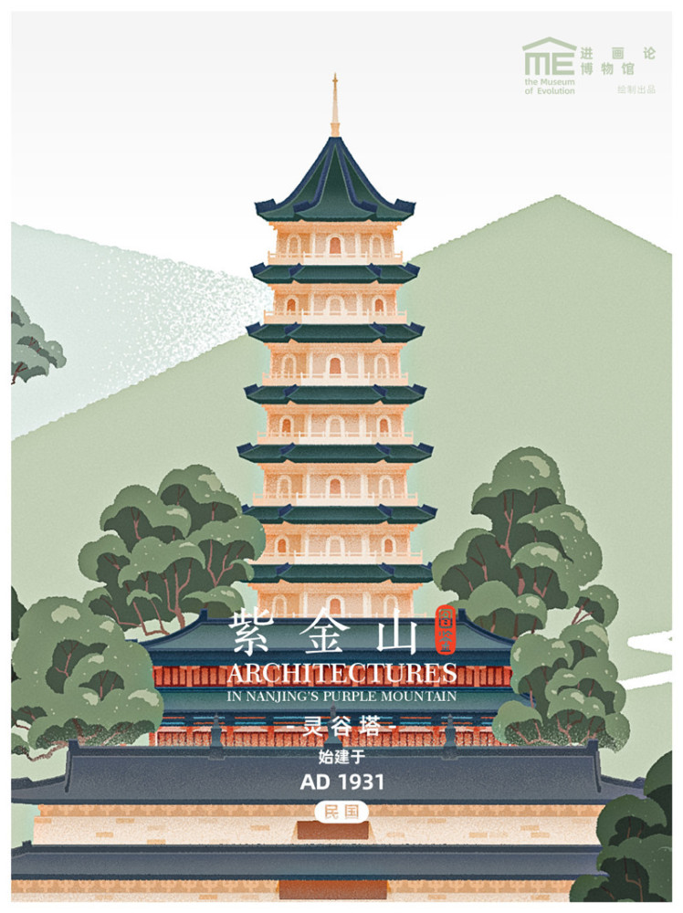 每一笔都是热爱!90后南京人用ipad绘出"紫金山建筑文物图鉴"_腾讯新闻