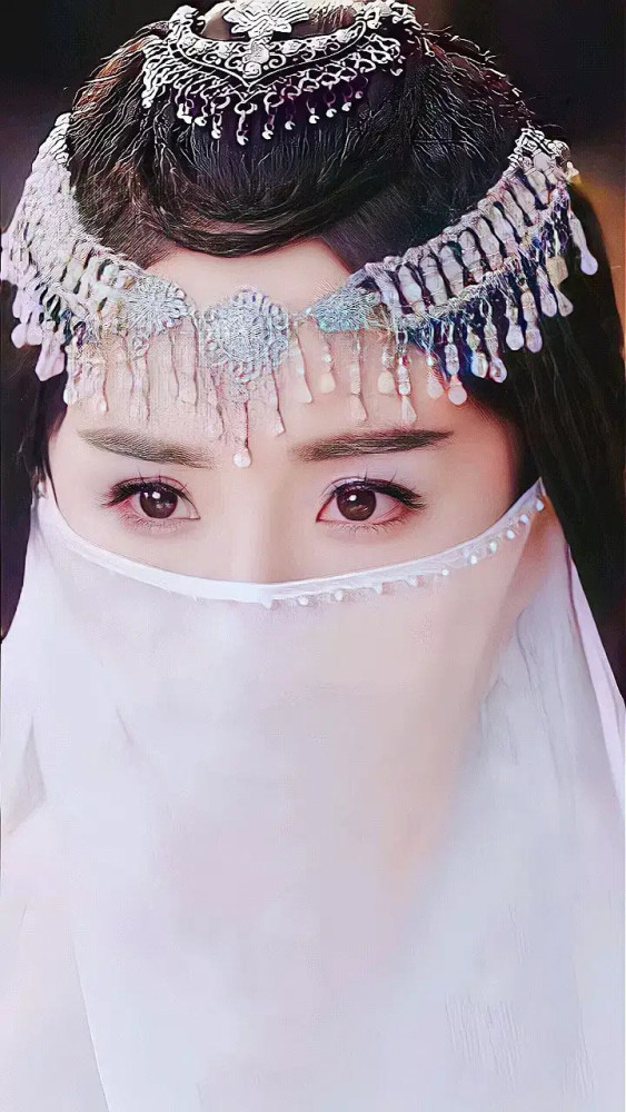 这些古风美人戴面纱你认识哪几个认出杨幂赵丽颖鞠婧祎简单认识最后一