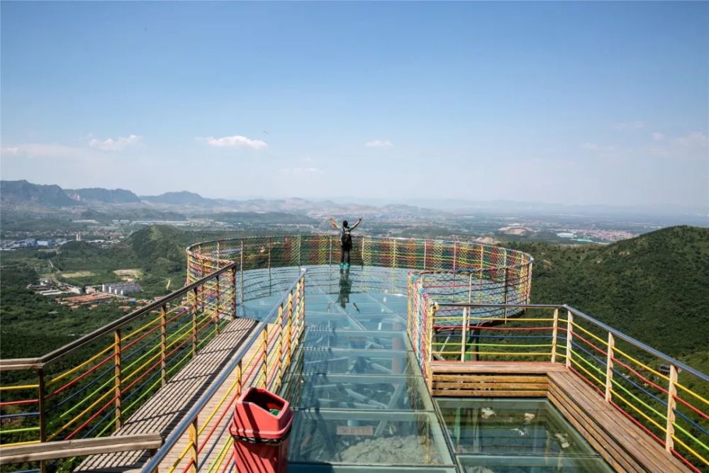 玻璃棧道觀景平臺高空滑索唐山市圖書館