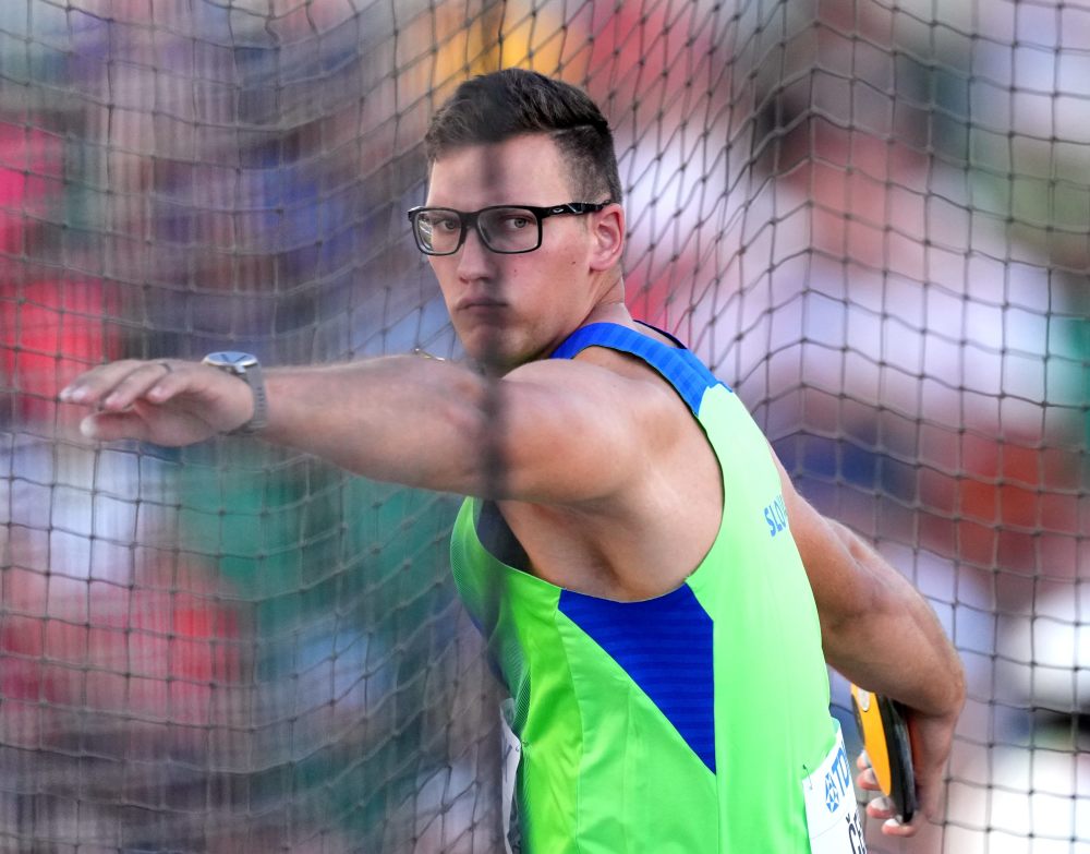 田径世锦赛男子铁饼决赛切赫夺冠并创造世锦赛纪录