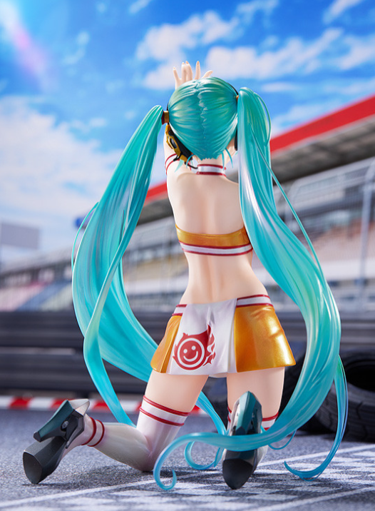 矢吹健太朗手绘赛车女郎初音未来手办公开老葱娘玩出了新感觉