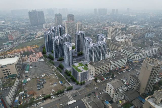 实景鸟俯图该项目位于瑞安市莘塍街道上村村,环镇路以北,厂前路以东