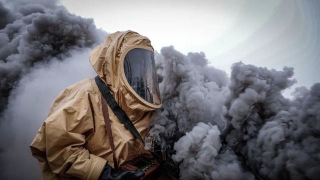 穿行迷雾直击防化兵应急演练现场