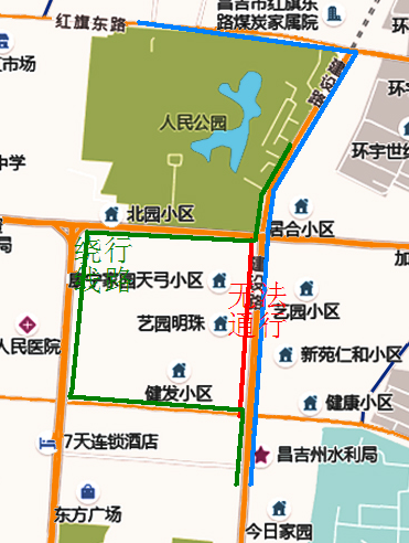 临时停靠:北公园,州医院,延北派出所暂不经停:艺园小区6路由融锦城发