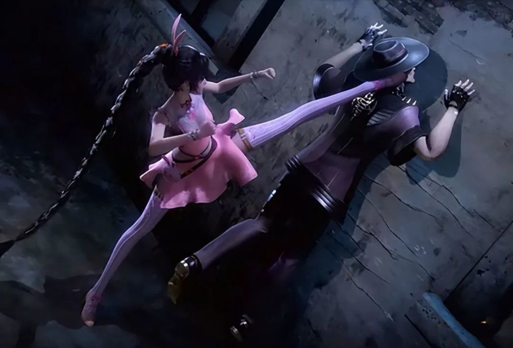 斗罗:小舞展示腿部高难度动作,幅度很大,双耳抱头正常人做不到_腾讯