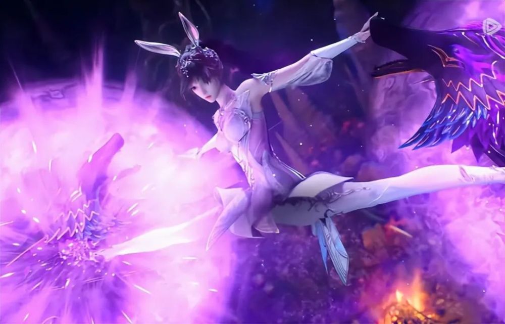 斗罗:小舞展示腿部高难度动作,幅度很大,双耳抱头正常人做不到_腾讯