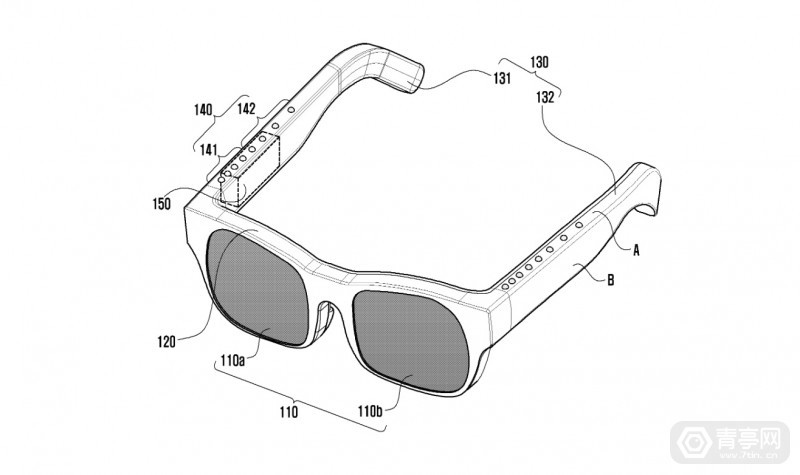 三星AR眼镜专利：轻量化设计，内部结构全曝光
