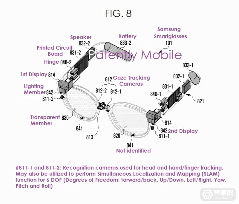 三星AR眼镜专利：轻量化设计，内部结构全曝光
