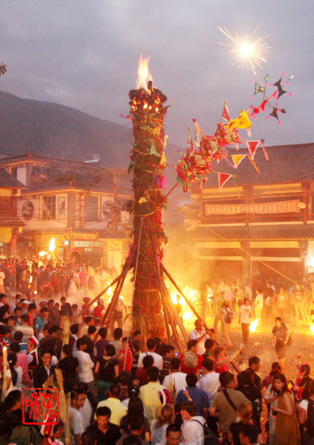 诗文云南竹枝词中的火把节