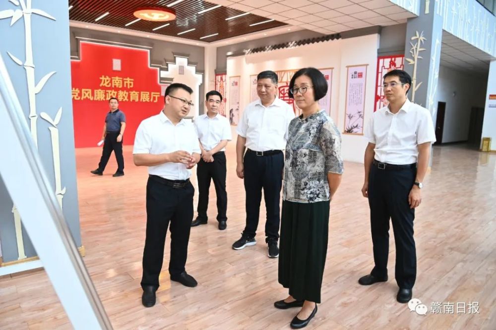 吴忠琼深入龙南市于都县实地督导这项工作