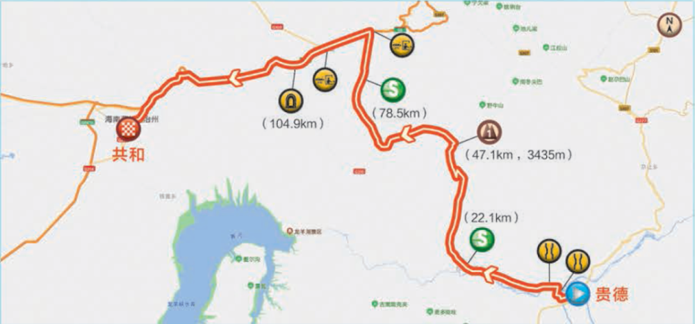 2022天佑德杯第二十一届环青海湖国际公路自行车赛(海南赛段)交通
