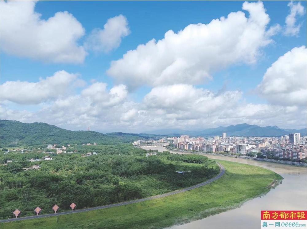 龙门打造湾区康养胜地,创新宜居之城.图为西林河风光.