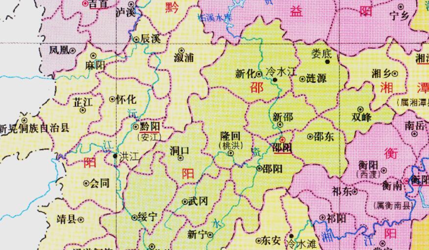 (鶴城區),1個市(洪江市),10個縣(中方縣,沅陵縣,辰溪縣,漵浦縣,會同縣