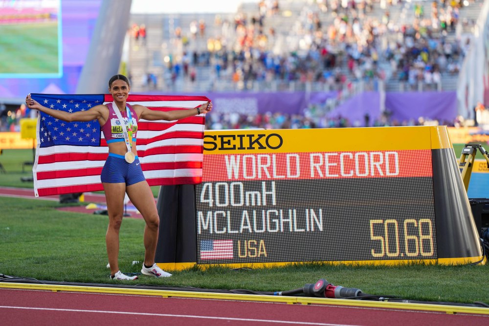 (田径世锦赛)麦克劳林破女子400米栏世界纪录(2)