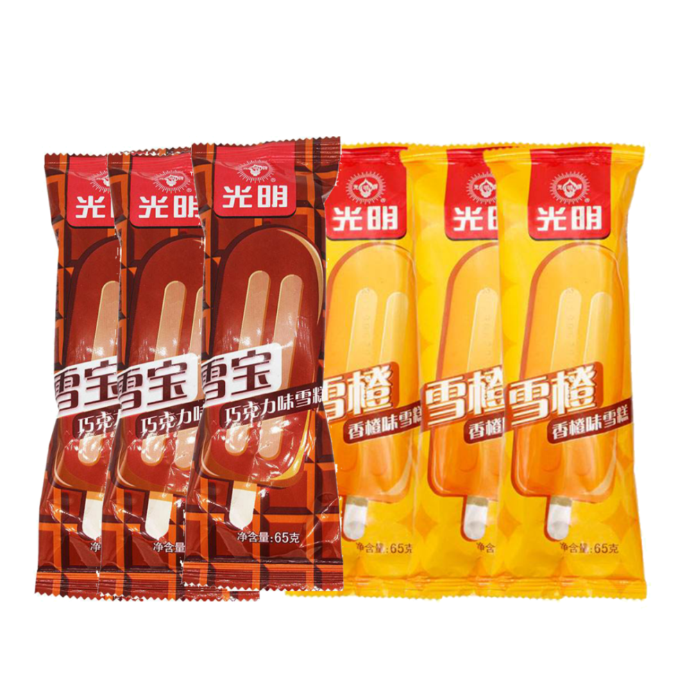 雪宝是浓郁的巧克力味没有花里胡哨的夹心和脆皮就是一整根甜蜜的味道