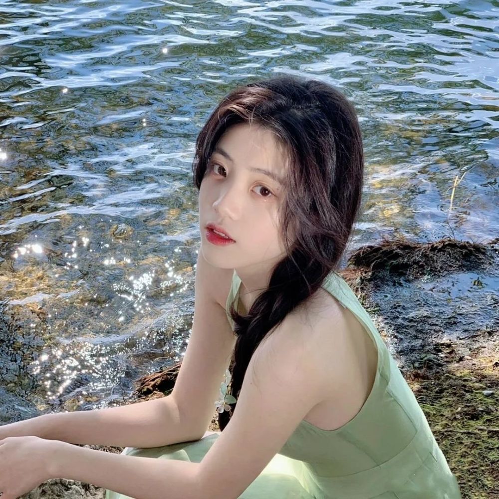 青青子衿|绿色 清新 女头插图13