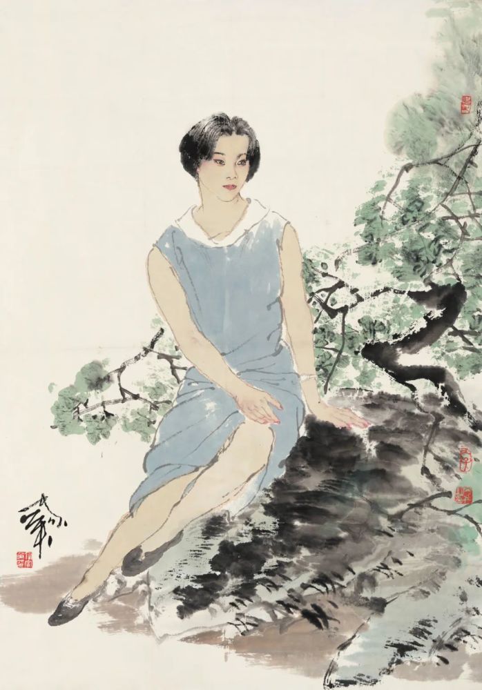 北京保利2022春拍丨春梅绽雪秋蕙披霜何家英作品赏析