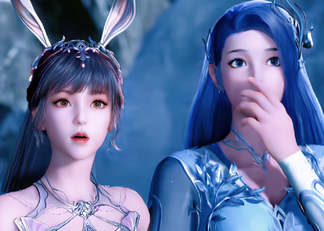 斗罗大陆:小舞和阿银婆媳默契拉满,表情和动作神同步,竟连受伤都想着