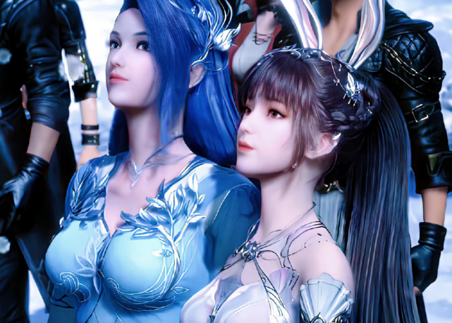 斗罗大陆:小舞和阿银婆媳默契拉满,表情和动作神同步,竟连受伤都想着