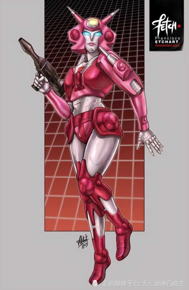 艾丽塔也就成了汽车人眼中名副其实的"大嫂"!