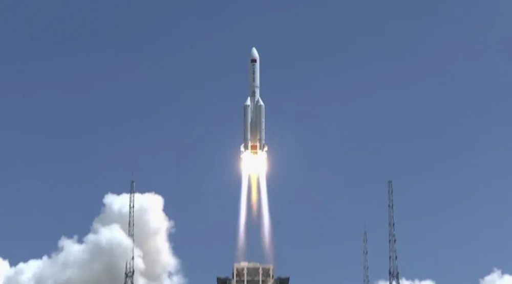 問天實驗艙發射任務取得圓滿成功，多視角看問天升空瞬間000039中集集團