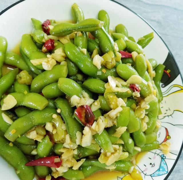 3步就能学会夏天的开胃凉拌菜,凉拌毛豆,酸辣爽口嘎嘎香_腾讯新闻