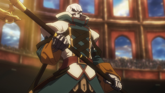 overlord第四季4话追加剧照骨王我去竞技场玩玩还有意外收获