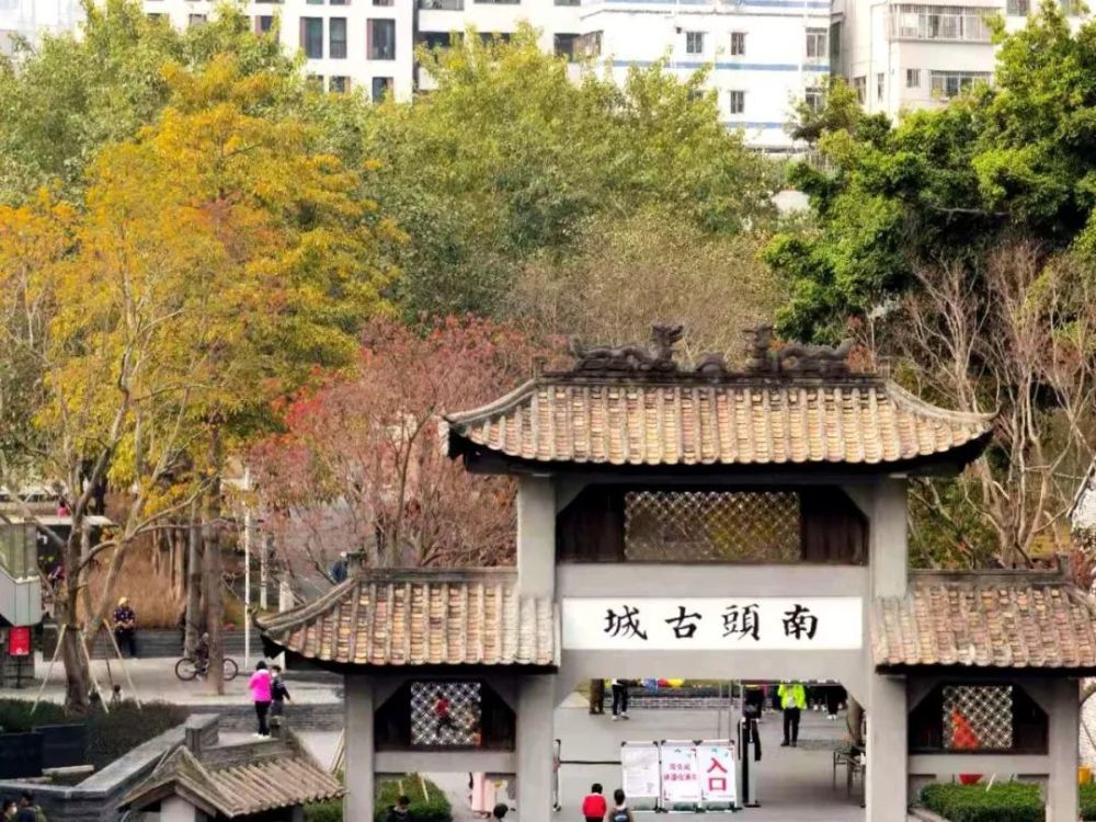 因疫情防控需要,南頭古城內新安縣衙,東莞會館,南頭古城出土文物展