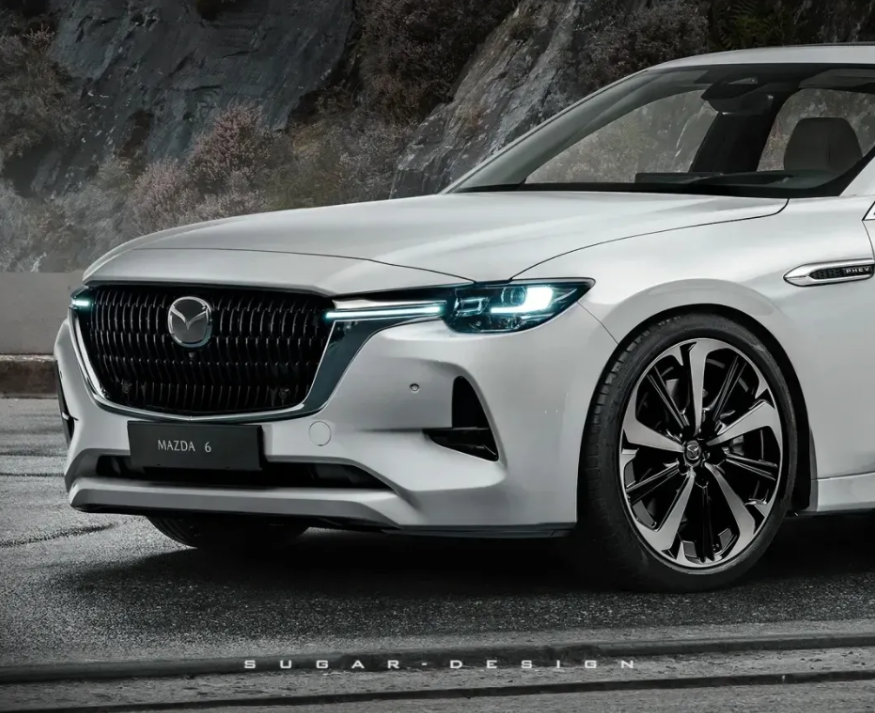 全新一代马自达6渲染图曝光后驱6缸内饰不再低调