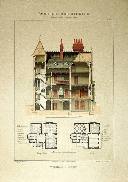 100年前德國建築設計手稿值得一看