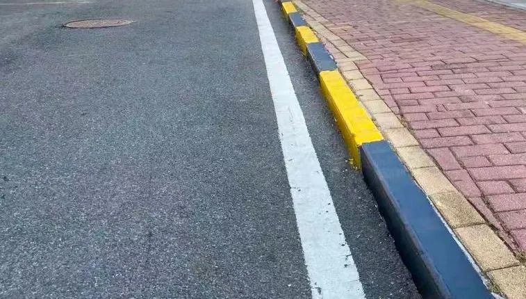 青年志愿者化身"粉刷匠",马路牙子"秒变身"_腾讯新闻